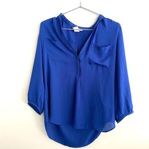 H&M Dressy Blue Blouse **New without Tags!**